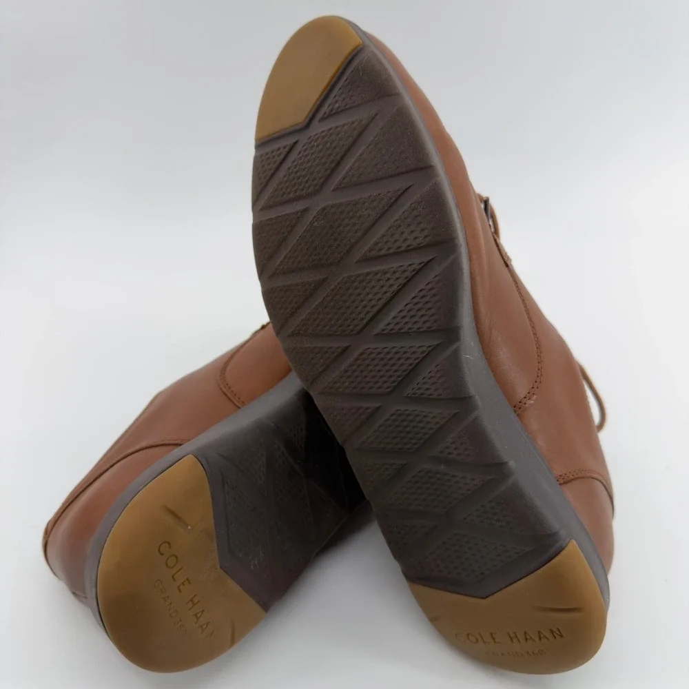 Cole Haan Grand 360 Mens British Tan Leather Plain Toe Oxford Shoes‎ 10.5 M